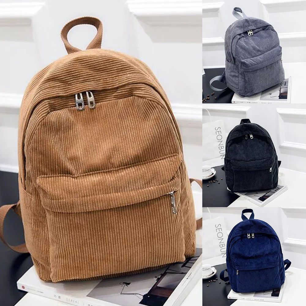 Fashion Backpack Women - New Trend Backpack Fashion Women Corduroy