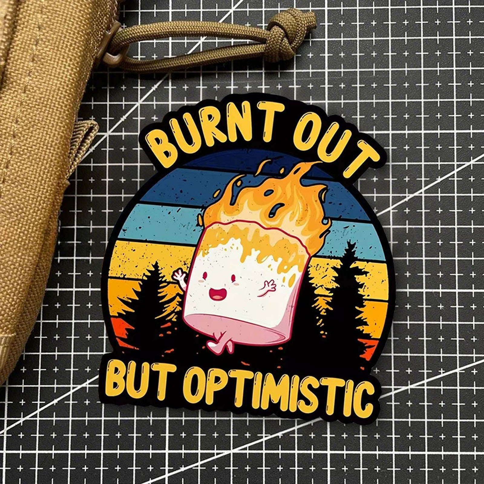 Burnt Out But Optimistic Tacti - Urban Backpack Tactical recension och pris