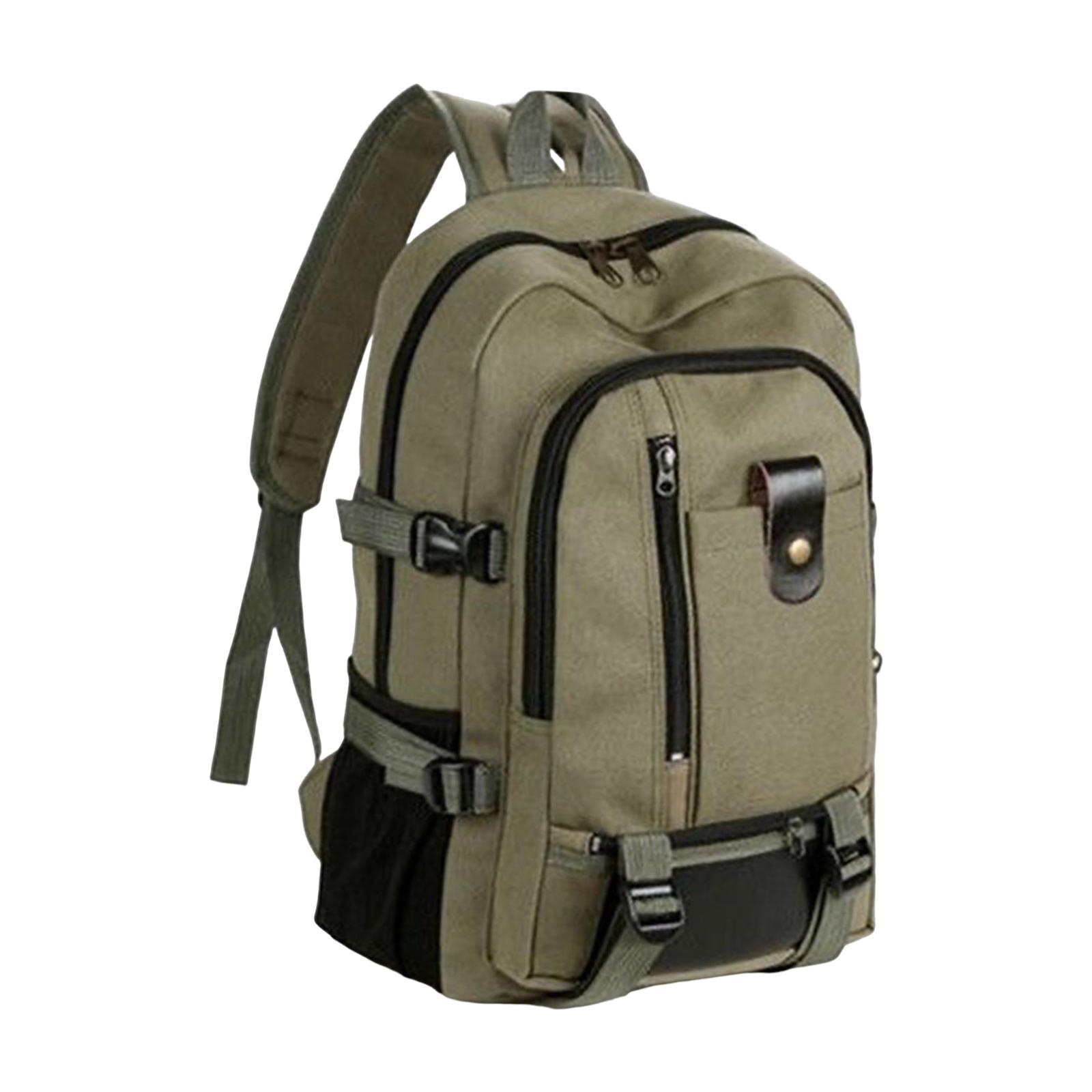 Large Canvas Travel Backpack L - Canvas Backpack Casual recension och pris
